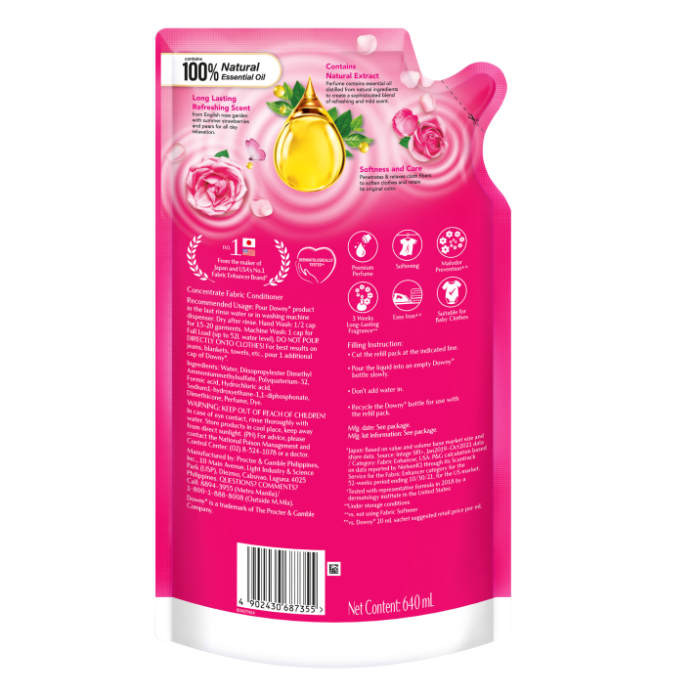 Downy Blissful Blossom (Perfume Collection)  640mlX8 (Refill)